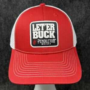 Pendleton Whiskey Trucker Hat Men's One Size Fits Most Snapback Let'Er Buck